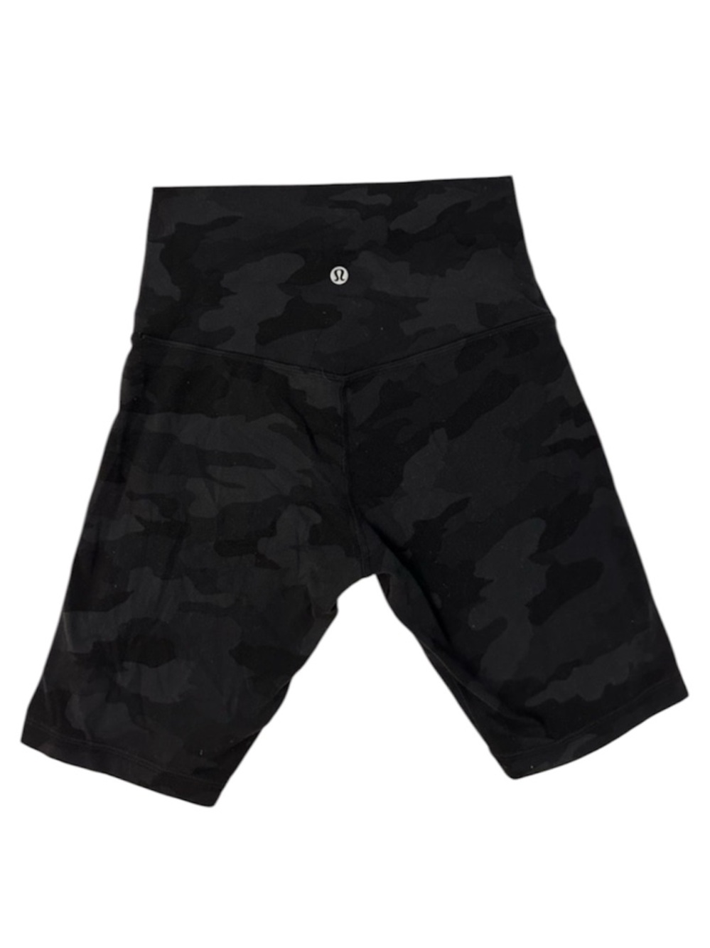 lululemon athletica Women's High-Rise Gray Camo Bike Shorts